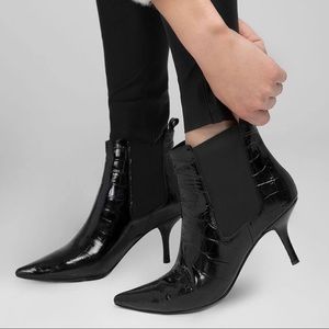 Anine Bing Stevie Croc Boots - Size 7